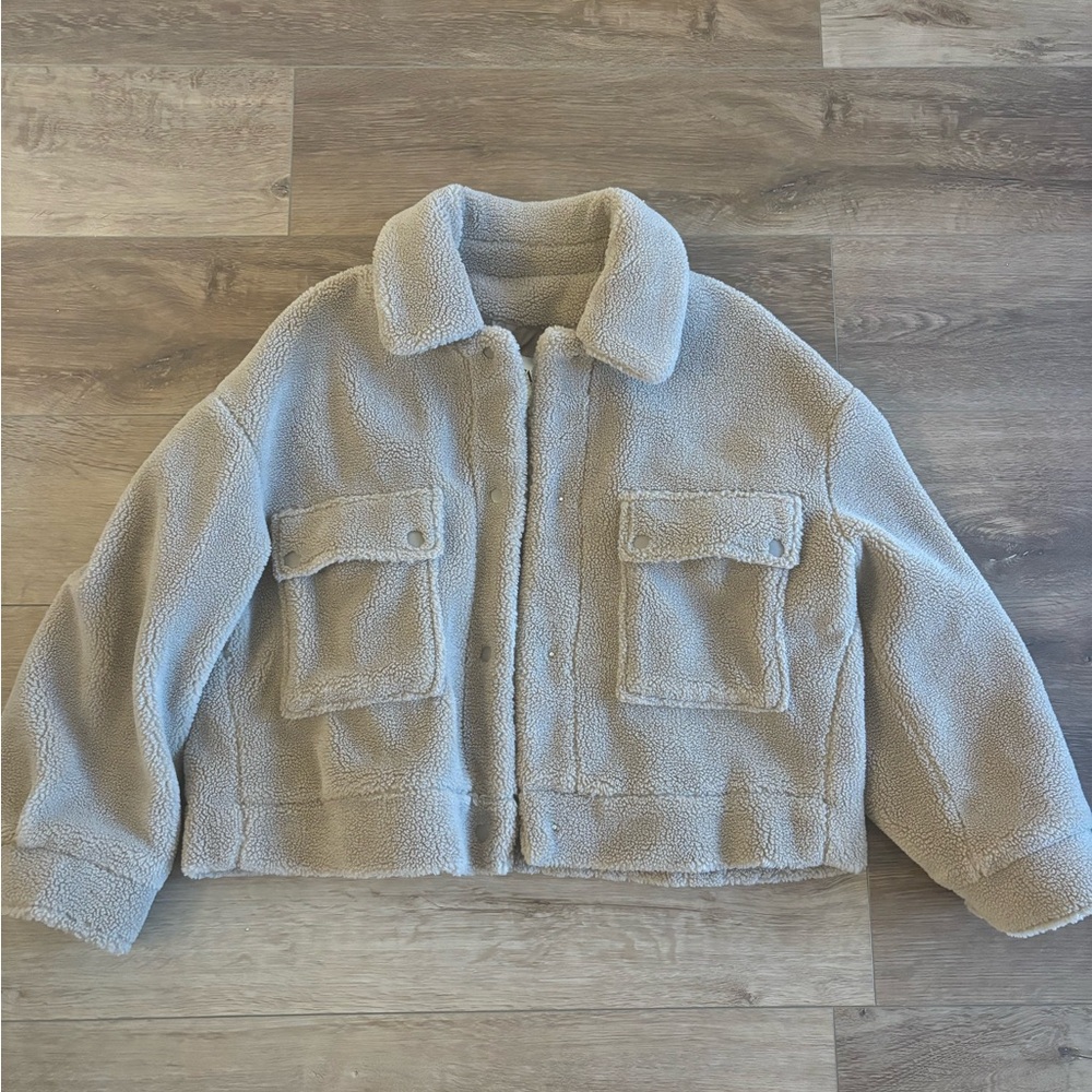 Zara teddy jacket